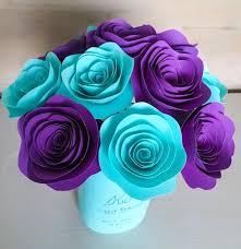Paper Flowers Stemmed Purple Aqua Aquamarine Etsy Diy Baby Shower Decorations Paper Flowers Baby Shower Purple Done right, purple can be an distinguishing color in any room in your home. pinterest