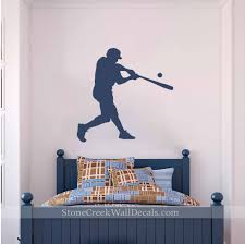 Original wall art by baseball card artist matthew lee rosen. Baseball Player Wall Decal Baseball Wall Art Baseball For Etsy