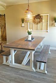 Ana White Rekourt Dining Room Table And Benches Diy Projects Diy Farmhouse Table Plans Diy Farmhouse Table Ana White Farmhouse Dining Room Table