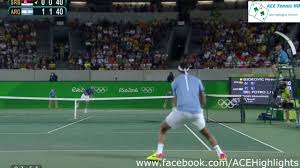 Alexander zverev has downed novak djokovic in the semifinals of the olympic games. Novak Djokovic Vs Juan Martin Del Potro 2016 08 08 Rio Summer Round 1 Highlights Hd720p50 Youtube