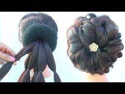 Latest Messy Bun Hairstyle Hairstyles For Girls Ladies Hair Style Wedding Hairstyles Youtube Bun Hairstyles Hair Styles Womens Hairstyles