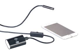 Yellow 5.0mp hd wifi endoscope inspection camera. Camera Endoscopique Hd Connectee Wifi Uec 70 2 M Somikon Fr
