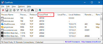 You can check port usage from windows operating system using following command: How To Check Open Tcp Ip Ports In Windows