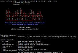 Github Subfission Hostresolver Resolve Bulk Host File List To Ip Addresses Asn And Validate Dns