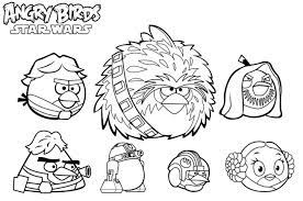 Printable angry birds star wars coloring page with yoda. Angry Birds Starwars Coloring Page