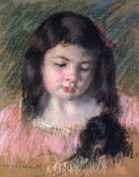 Lydia Reading On A Divan by Mary Cassatt