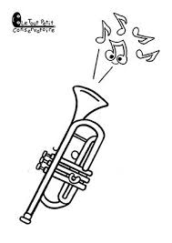 Color The Trumpet Http Www Letoutpetitconservatoire Com Trompette Htm Coloriage Musique Instrument De Musique Instrument Musique Enfant
