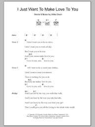 I Just Want To Make Love To You By Etta James Guitar Chords Lyrics Guitar Instructor A d ajust to make sure youre well fed. guitar chords lyrics