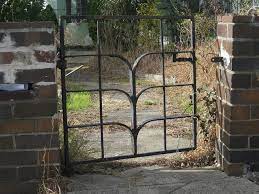 The Gate Of An Art Deco Villa Thornbury Art Deco Garden Art Deco Home Art Deco