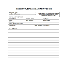 A criminal defense lawyer | attorney's perspective. Free 12 Sample Witness Statement Templates In Pdf Ms Word
