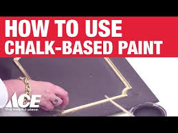 how to use chalk based paint ace hardware