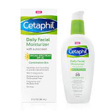 While chemical sunscreen absorbs uv rays, 100% mineral, or physical, sunscreen forms a protective barrier on the skin. Amazon Com Cetaphil Face Moisturizer Daily Oil Free Facial Moisturizer With Spf 35 For Dry Or Oily Combination Sensitive Skin Fragrance Free Face Lotion Beauty