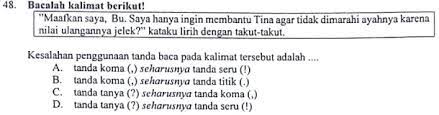 Penulisan kalimat tidak langsung yang benar adalah yang sesuai dengan aturan penulisan eyd, terutama pada penggunaan tanda bacanya. Kesalahan Penggunaan Tanda Baca Pada Kalimat Langsung Zuhri Indonesia