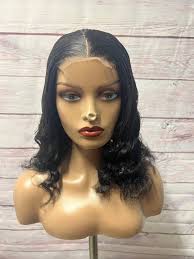 16 inch human hair wig