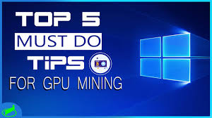 It's also cross platform, meaning you can use it with windows. 5 Must Do Tips For Mining In Windows 10 Youtube