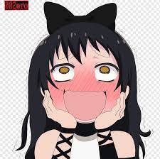Blake Belladonna Fan art Anime Eye, boku no pico, mammal, face, black Hair  png | PNGWing