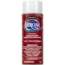 You can apply multiple coats without any problems the sealer will still be clear even after. Decoart Americana Acrylic Sealer Spray Gloss Walmart Com Walmart Com