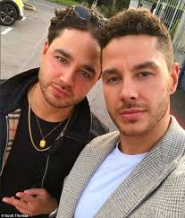 Celebrity Big Brother Ryan Thomas Young Family Members Show Their Support Daily Mail Online