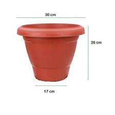 Get it as soon as tue, jun 15. Brown Circular 12 Inch Plastic Planter Size 12inch Id 17247789430