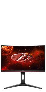 The smartest thing concerning the aoc 24g2u is that's doesn't require any extra menu settings fiddling to. Amazon Com Aoc 24g2 24 Frameless Gaming Ips Monitor Fhd 1080p 1ms 144hz Freesync Hdmi Dp Vga Height Adjustable 3 Year Zero Dead Pixel Guarantee Black Red Computers Accessories