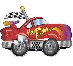  Happy Birthday Racing Car 34 Balloon Speed Hot Rod Checkered Flag Free Ribbon 30625855884 Ebay In 2021 Free Happy Birthday Cards Happy Birthday Funny Birthday