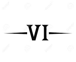 There is one letter not found anywhere on the periodic table and another not found in official element names. Roman Numerical Number 6 Type Six In Alphabet Letter Logo Mark Iconic Design Illustration For Calender Number Or Any Count Royalty Free Cliparts Vectors And Stock Illustration Image 107034752