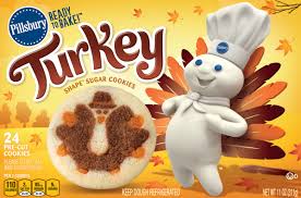Pillsbury cookies (right two) and nestlé toll house (left two). Pillsbury Rsquo S Place And Bake Turkey Cookies Are Your Secret Friendsgiving Weapon Myrecipes