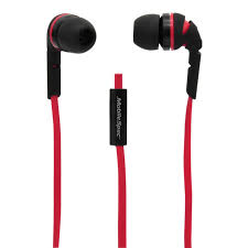 A headphone stereo cable has two cables running through it, one for the left channel and one for before you solder two pairs of broken headphones together, make sure you clean the bare wires and. Mobilespec Stereo Earbuds With Flat Cord In Line Mic Red Black