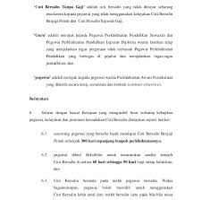 Kesan cuti tanpa gaji penjawat awam. Contoh Format Surat Cuti Tanpa Gaji Download Kumpulan Gambar
