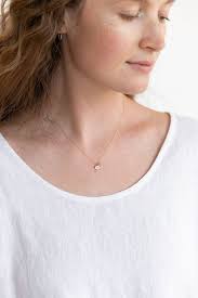 Tiny Letter Necklace