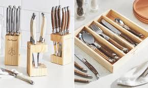 The basics moving beyond basic kitchen utensils kitchen utensil materials handle design utensil set prices tips faq. Aldi Australia Re Launches Its Famous Lou Laguiole Cutlery And Knife Sets Daily Mail Online