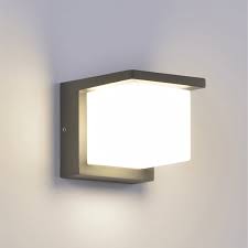 Applique Exterieure Led Integree 700 Lm Anthracite Rockfeller Little Garden Leroy Merlin Petit Jardin Applique Exterieur Led Eclairage Terrasse