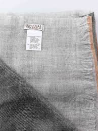 Whether you throw it over. Brunello Cucinelli Scarf Msc606av Cr847 Piombo Ciottolo Cammello Spinnaker Boutique