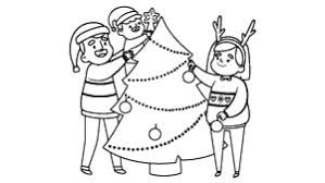 Las imágenes para colorear de navidad son divertidas, pero también ayudan a los niños a desarrollar habilidades importantes. Dibujos De Navidad Para Ninos Arbol Abc