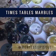 Times Tables Marbles Game Montessorisoul Free Printable For This Colour Coded Times Tables Ga Free Games For Kids Times Tables Games Times Tables Activities