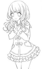 Anime characters are somewhat stylized and simplified . Anime Girl Base Ideas Anime Body Base Drawings