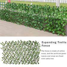 Overstock.com has been visited by 1m+ users in the past month Artificial Retractable Garden Fence Expanding Wooden Hedge Trellis Privacy Screen Uv Protected For Outdoor Indoor Garden Home Fencing Trellis Gates Aliexpress