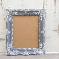 Picture Frame 8x10 Shabby Chic Dark Gray Blush Distressed French Country Baroque Antique Shabby Chic Frames Distressed Picture Frames Country Chic Paint