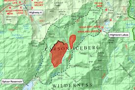 Map of the river fire at 2:28 p.m. River And Henry Fires Gaining Containment Mymotherlode Com