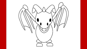 It doesn't have to be perfect. How To Draw Frost Dragon Roblox Adopt Me Step By Step Drawing Youtube