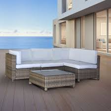 You'll find new or used products in rattan sofa sets on ebay. Milano Outdoor 5 Piece Oatmeal And Grey Rattan Sofa Set