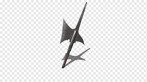 The unique attack of this glaive greatly reduces enemy poise, reflecting the tremendous size of the enemies that the knights have fearlessly faced. Dark Souls Iii Halberd Glaive Flail Wiki Halberd Weapon Souls Black Knight Png Pngwing