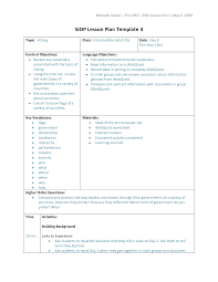 Siop Lesson Plan Template 3 Lesson Plan Templates Science Lesson Plans Esl Lesson Plans