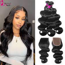 Brazilian hair bundles deep wave bundles with closure free part (18 20 22+16 closure) weave human hair 3 bundles with lace closure 8a 100% unprocessed virgin human hair natural black color laritaiya. Ms Cat Hair Body Wave Brazilian Hair Weave With Closure 3 Bundle With Lace Closure 4pcs Lot Remy Human Hair Bundles With Closure Weave Bundles With Closure Weave Closure With Bundlesweave Brazilian Aliexpress