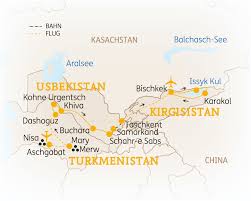 Flugzeit von chimkent, kasachstan nach aqtau, kasachstan. Usbekistan Turkmenistan Kirgisistan Die Ausfuhrliche Reise Forum Anders Reisen Reiseland