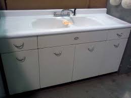 Old Metal Kitchen Sink Cabinet Pictures And Ideas Metal Kitchen Cabinets Kitchen Cabinets For Sale Vintage Sink