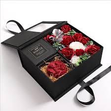 Valentine S Day Artificial Flowers Handmade Soap Rose Flower Gifts Valentines Gift Box Flower Box Gift Flower Gift