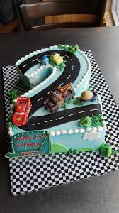 Birthday Cake For Kids Boys Car Number 2 Shaped Pixar Cars Birthday Cake 2nd Birthday Cake Boy Cars Birthday Cake Number Birthday Cakes