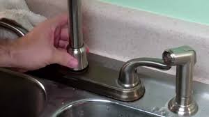 kitchen sink faucet leaking at base
