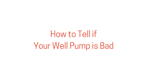 What are your experience with it? How To Tell If Your Well Pump Is Bad Well Pump Service In Cleveland